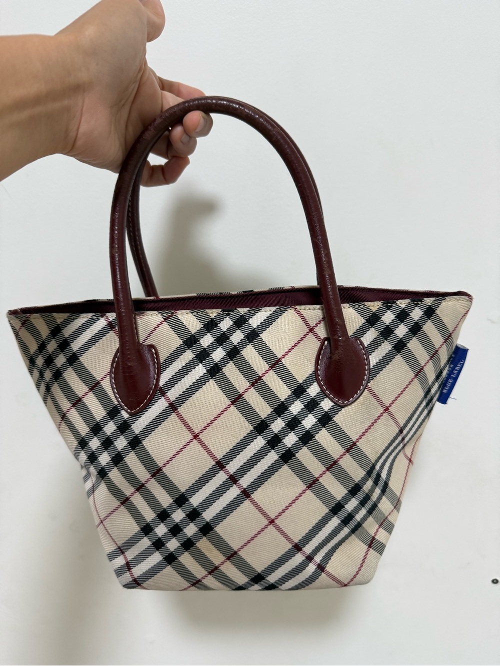 Authentic Burberry Top Handle Bag